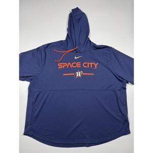 Nike Houston Astros Space City Short Sleeve Hoodie Shirt 3XL MLB